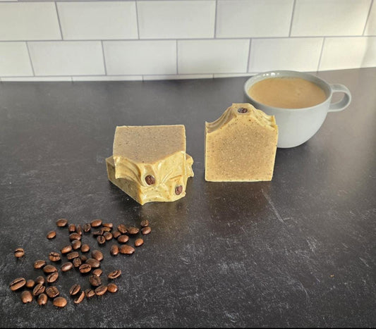 Morning Brew | Coffee Soap Bar | Exfoliating Natural Skincare, Unscented
