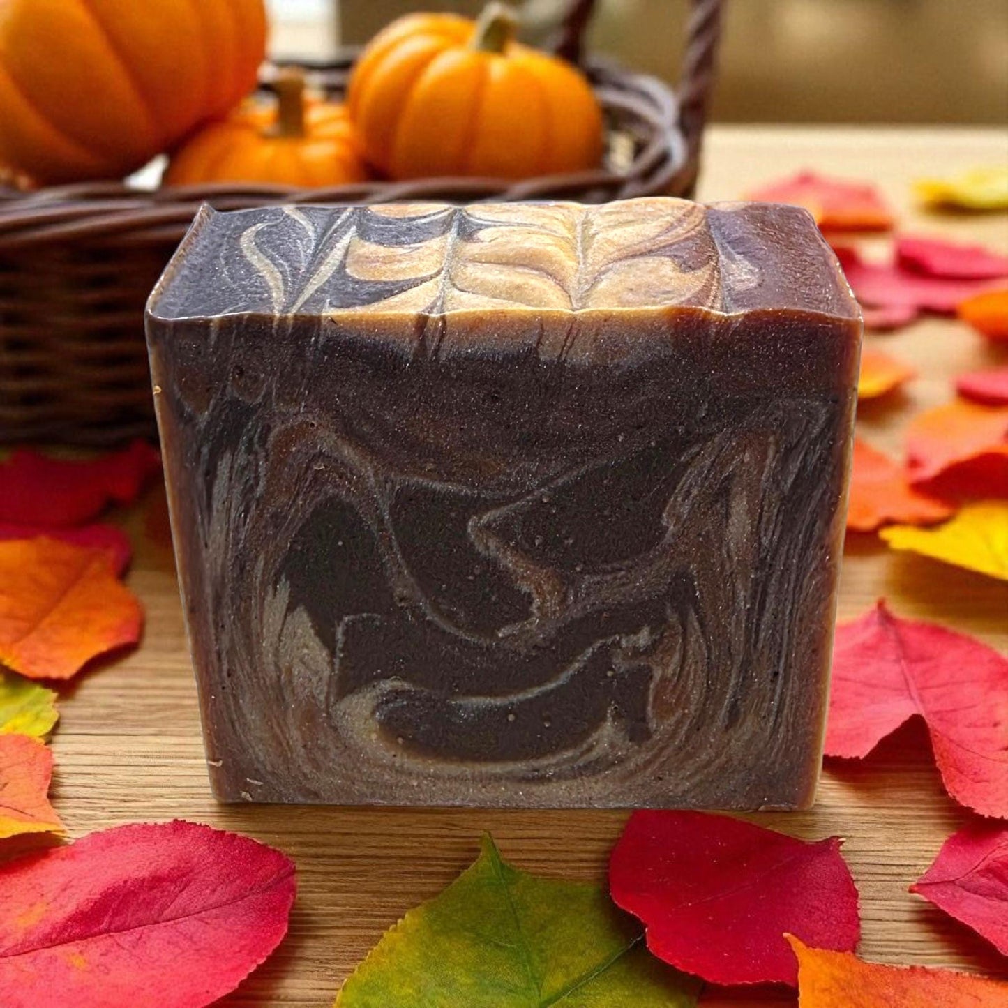 Pumpkin Spice Soap | Organic Pumpkin Puree, Maple Syrup, Gentle Exfoliation, Autumn Fragrance