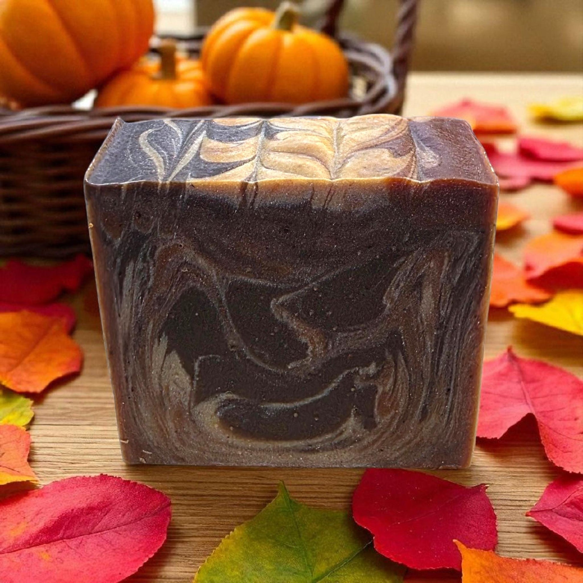 Pumpkin Spice Soap | Organic Pumpkin Puree, Maple Syrup, Gentle Exfoliation, Autumn Fragrance