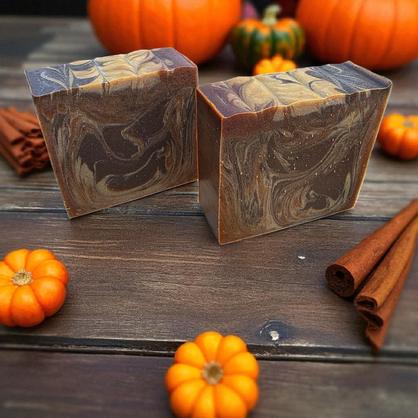 Pumpkin Spice Soap | Organic Pumpkin Puree, Maple Syrup, Gentle Exfoliation, Autumn Fragrance