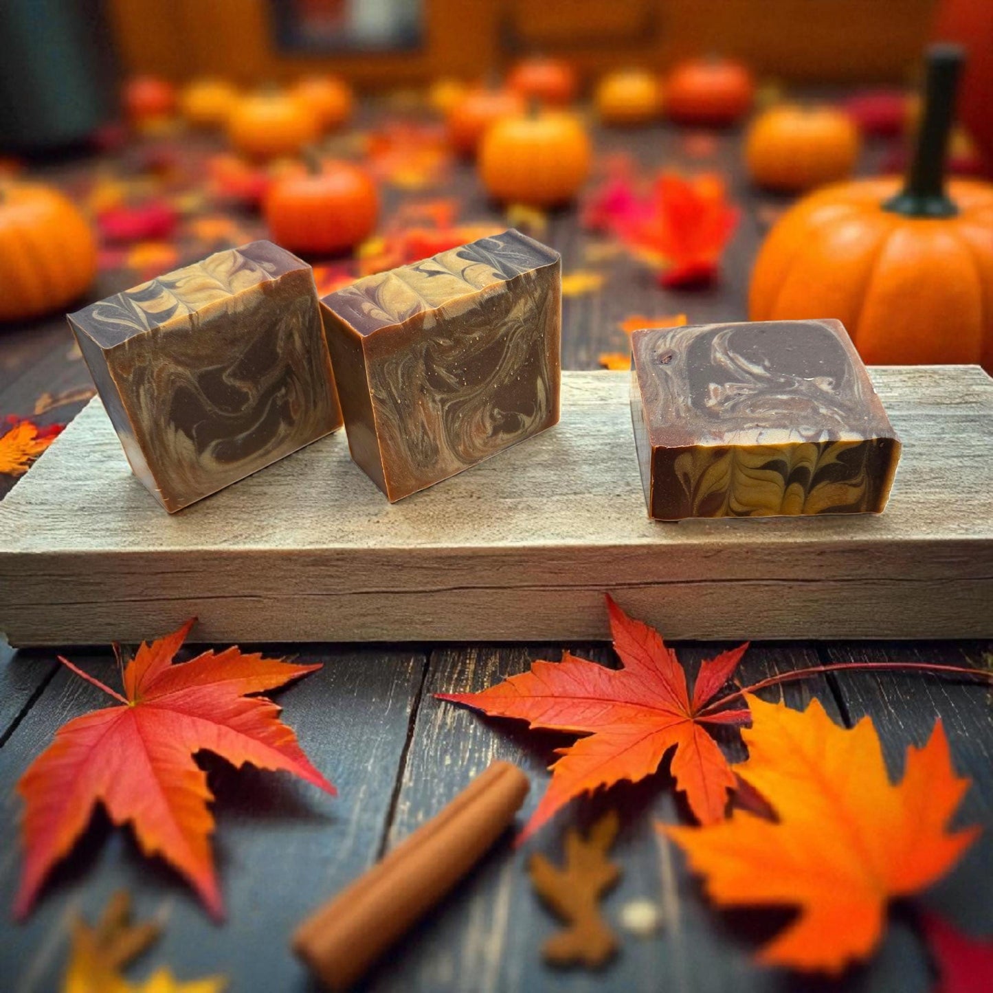 Pumpkin Spice Soap | Organic Pumpkin Puree, Maple Syrup, Gentle Exfoliation, Autumn Fragrance
