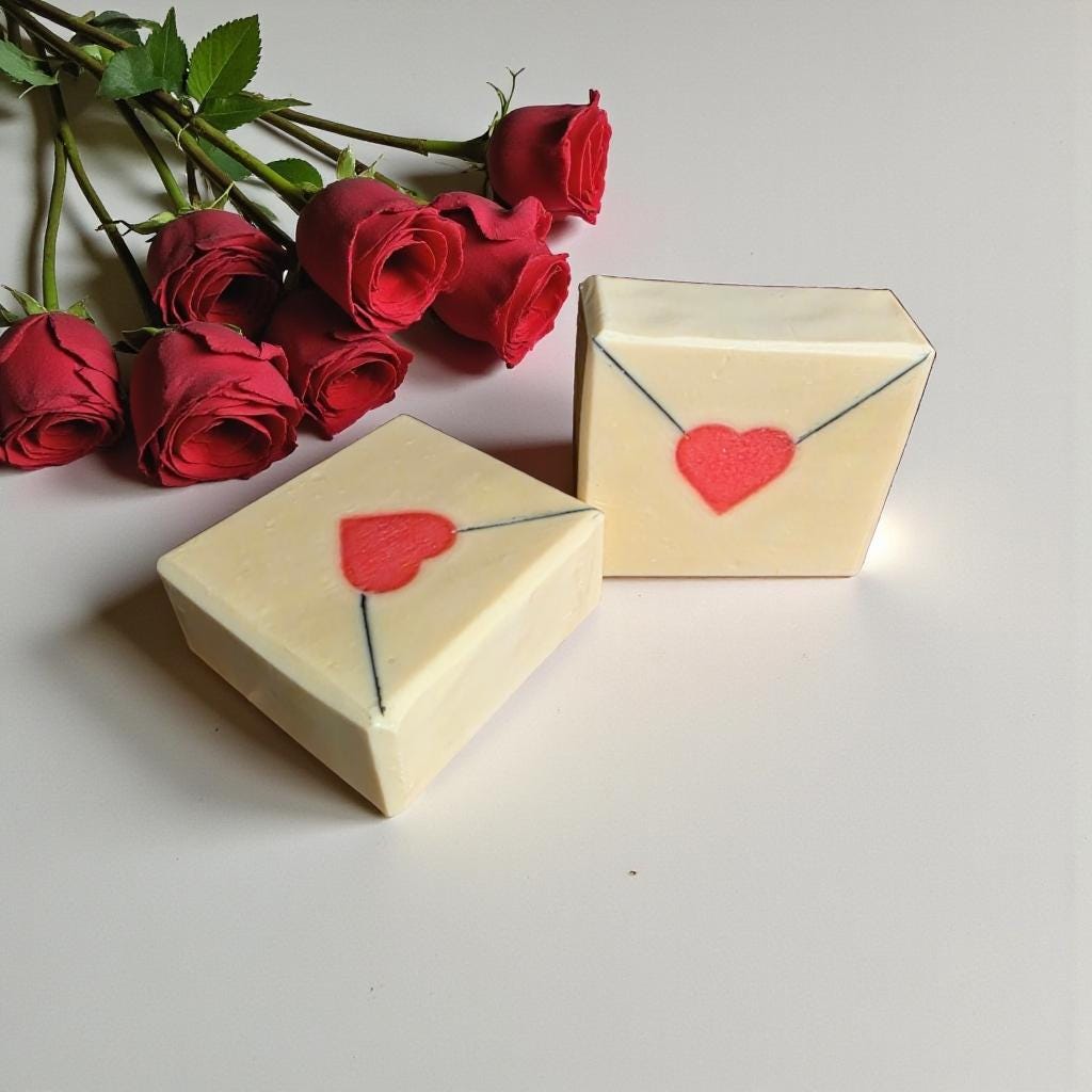 Love Letter Soap | Shea Butter, Cocoa Butter Moisturizing Bar