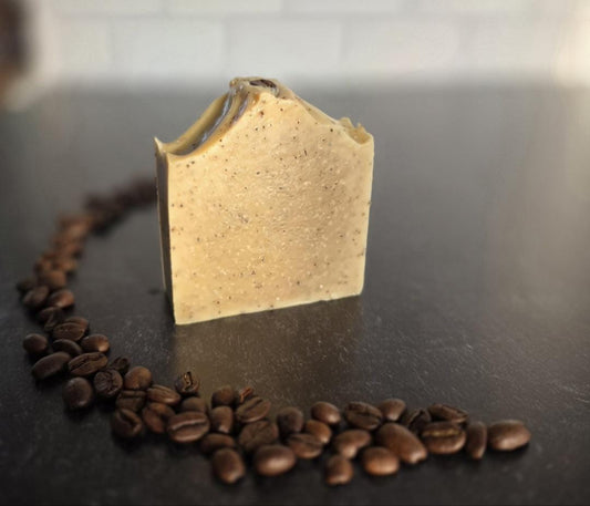 Morning Brew | Coffee Soap Bar | Exfoliating Natural Skincare, Unscented