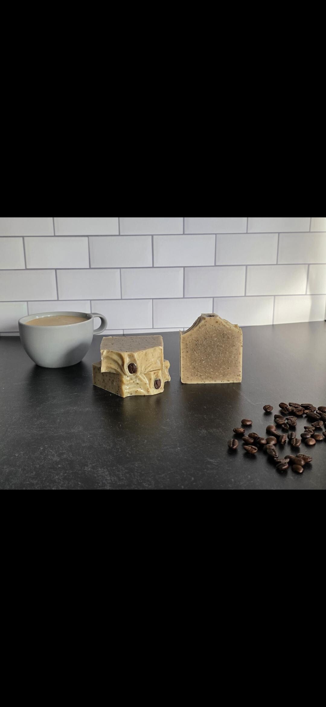 Morning Brew | Coffee Soap Bar | Exfoliating Natural Skincare, Unscented