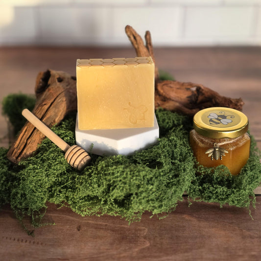 Bee’s Knees Goat Milk and Honey Soap Bar | Shea Butter for Sensitive Skin
