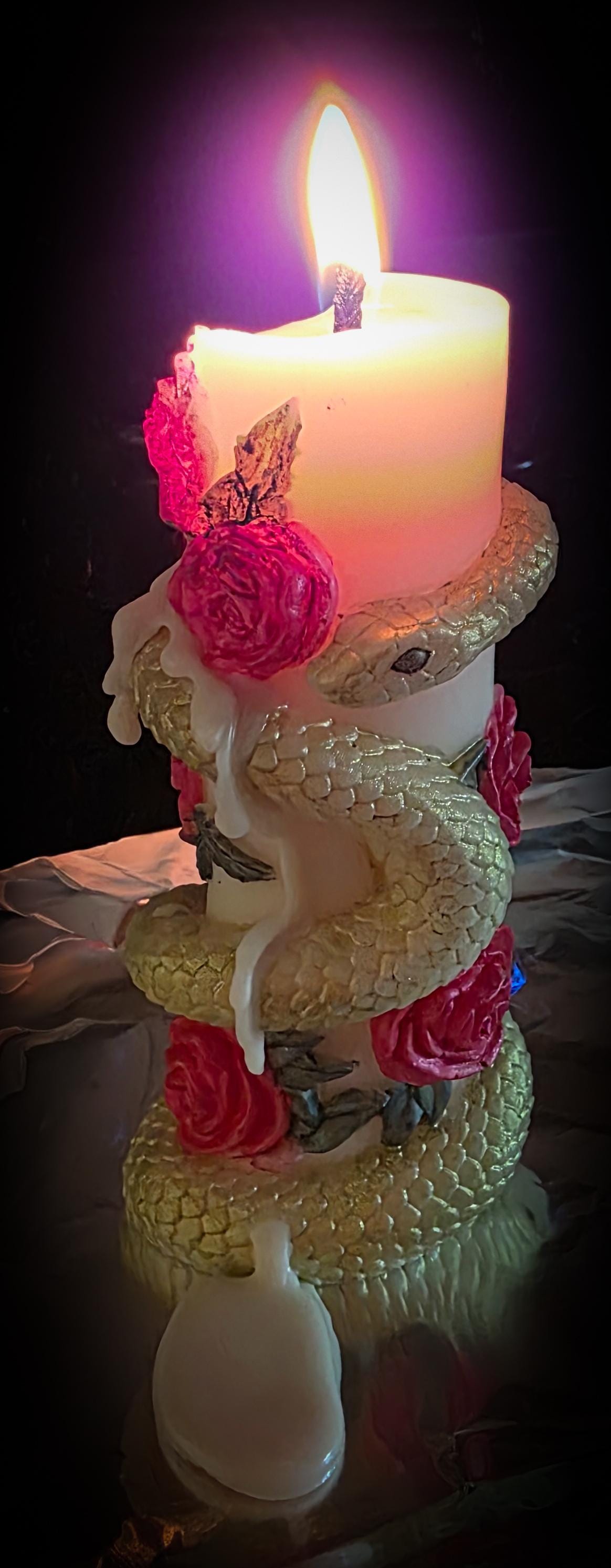 Temptation | Soy Wax Candle | Snake Candle