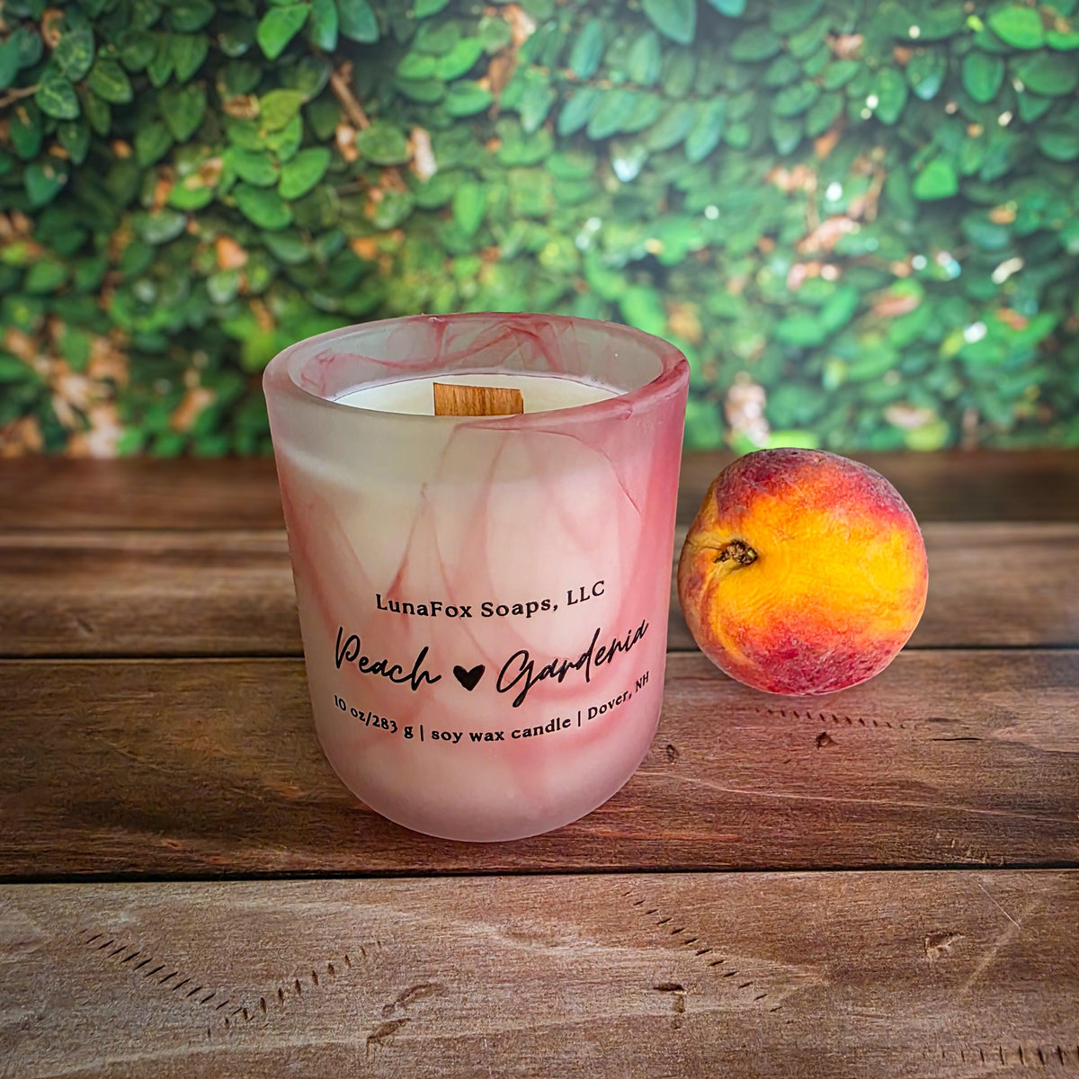 Peach & Gardenia | Soy Wax Candle