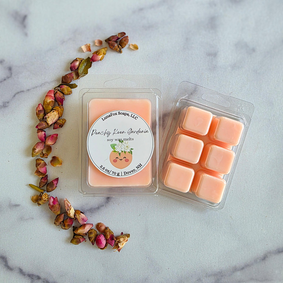Peachy Keen Gardenia - soy wax melts