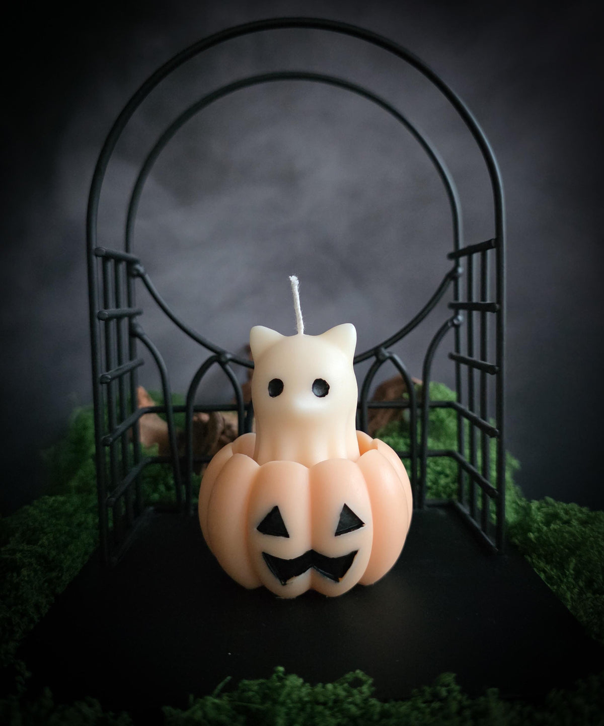 Purrr-anormal Activity | Pumpkin Spice| Ghost Cat Soy Wax Candle